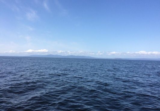 Экспедиция  остановилась у острова Шкота